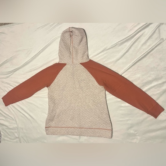Maurices Women’s Hooded Long Sleeve Two-Tone Hoodie with Drawstring Size Large - Picture 14 of 15